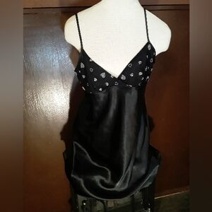 Lovable Medium Gorgeous Black & White  Hearts Girly Lingerie